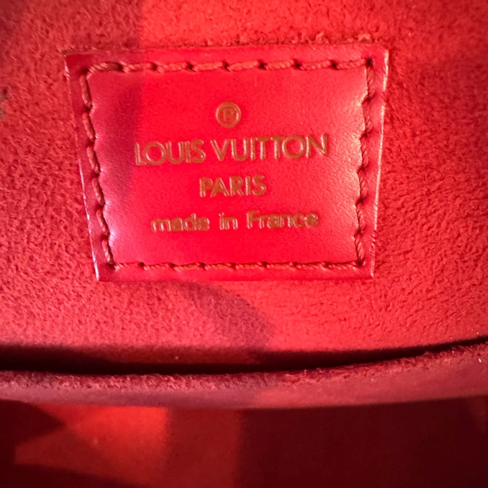 Louis Vuitton Red Epi Leather Dome Satchel - Picture 3 of 4
